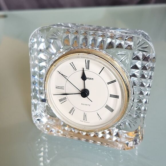 Staiger Crystal Mantel Clock - Picture 3 of 8